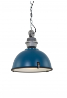 BIKKEL industriële hanglamp Blauw by Steinhauer 7586PE